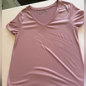 Eddie Bauer Women's Soft Pink Short Sleeve Tee